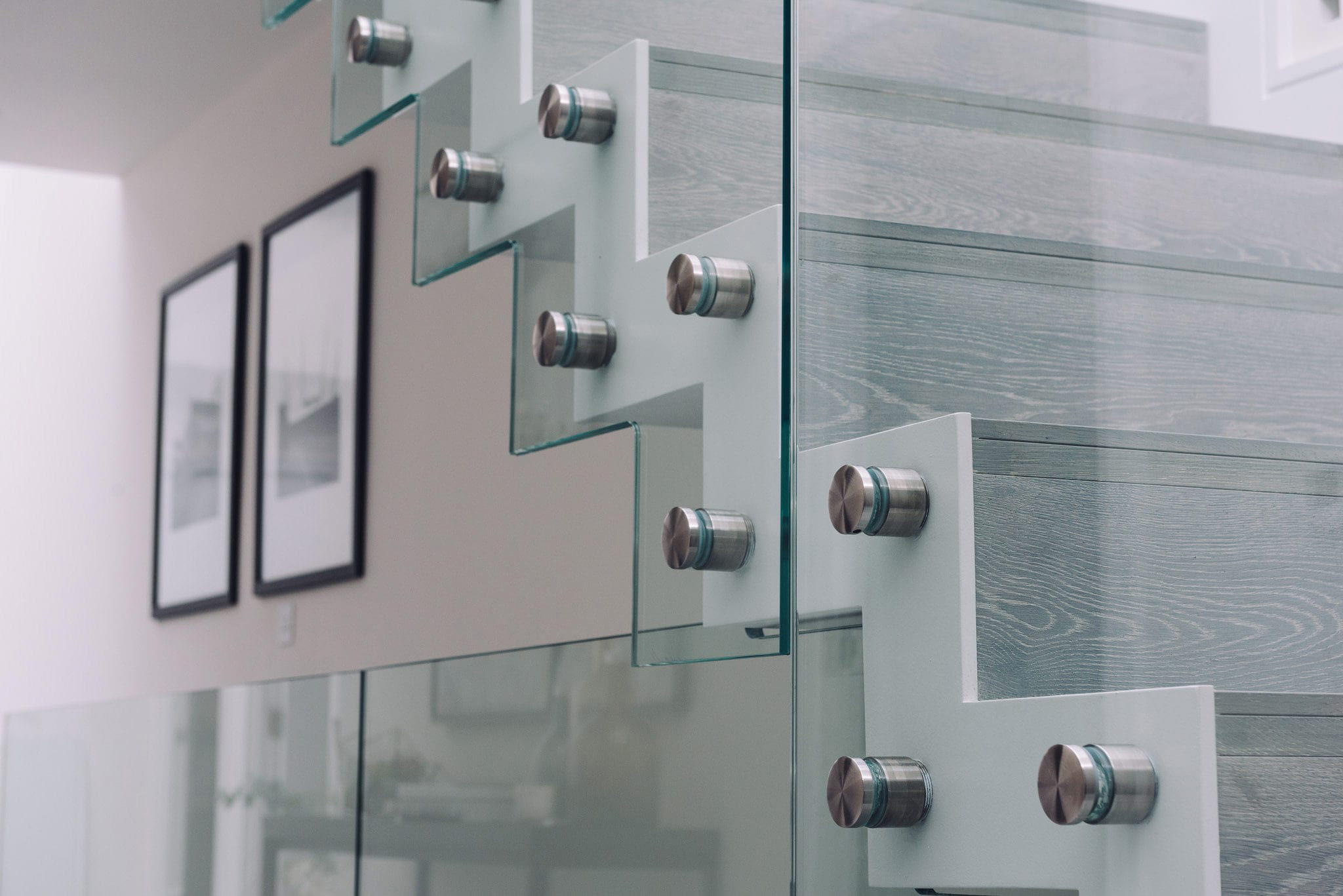 glass staircase railing for sale				