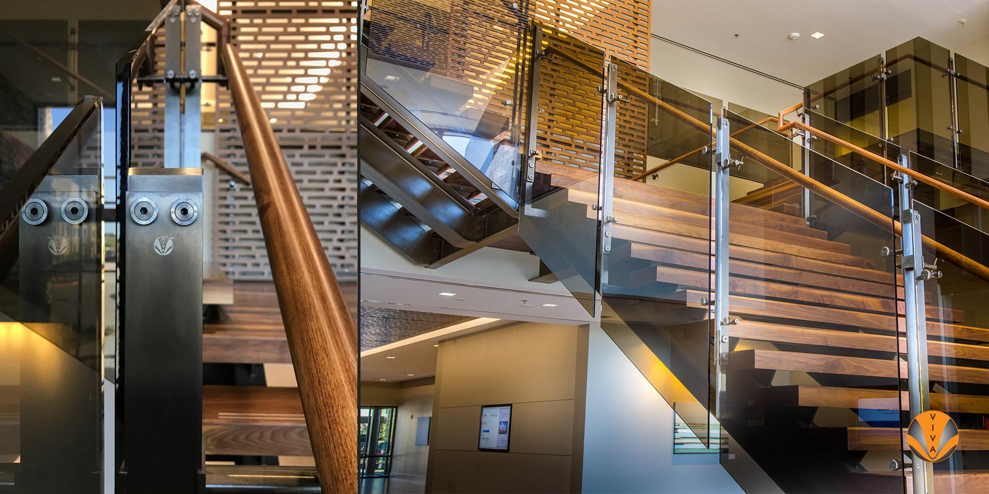 glass handrails for stairs Council Of The City Of Sydney				